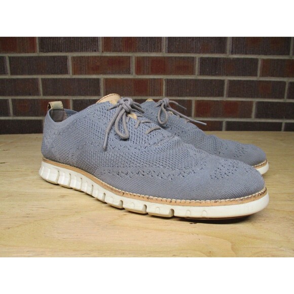 Cole Haan Zerogrand Stitchlite Wingtip Oxford Shoes Mens 9 M Gray C24944 main image 11